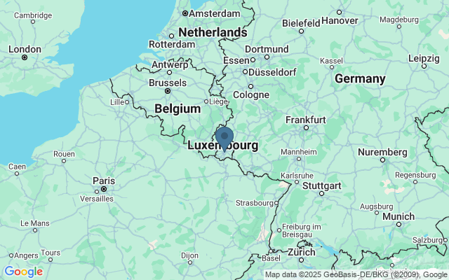 Kaart met locatie Kerstmarkt Luxemburg-stad